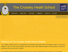 Tablet Screenshot of crossleyheath.org.uk